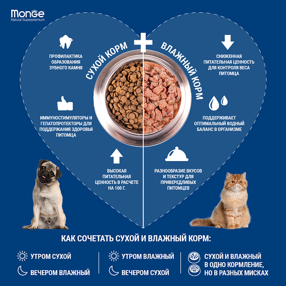 Сухой корм Monge Cat Daily Line Indoor для домашних кошек, из курицы 1,5 кг