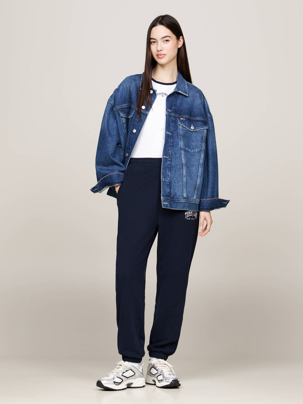 Джинсовая куртка daisy Tommy Jeans - темно-синий(DW0DW19745)