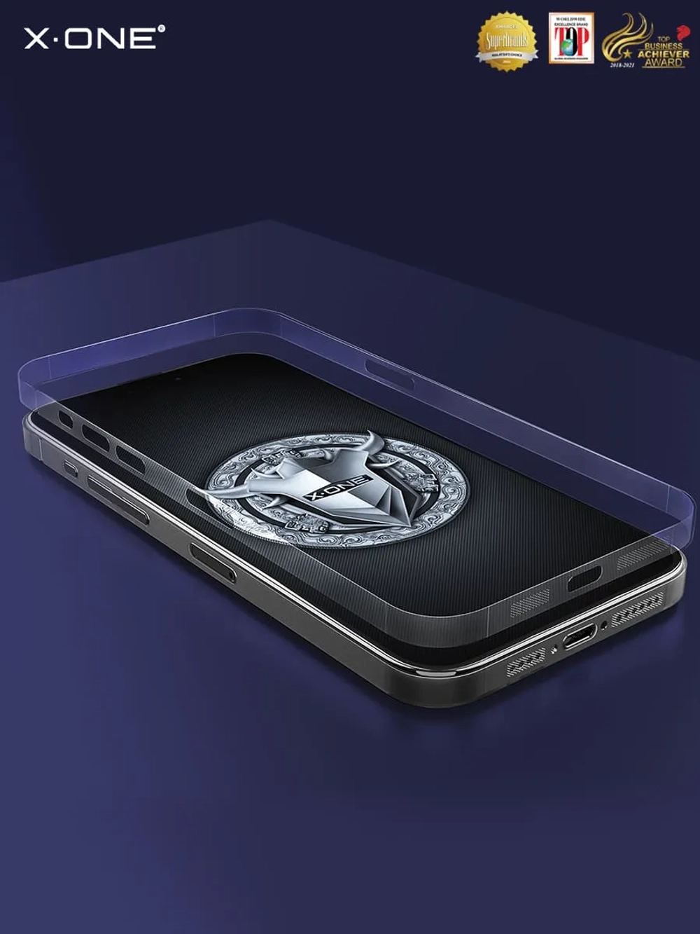 Полимерная защитная пленка iPhone 15 Pro X-ONE Frame Protector / защита торцов корпуса и динамиков