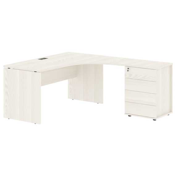 Стол эргономичный с тумбой EDCET 1518(R)  1560х1880х750 EDIS