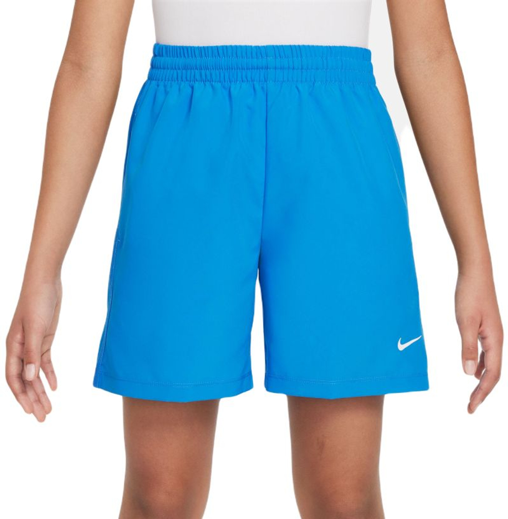 Детские теннисные шорты Nike Boys Dri-Fit Multi+ Training - light photo blue/white