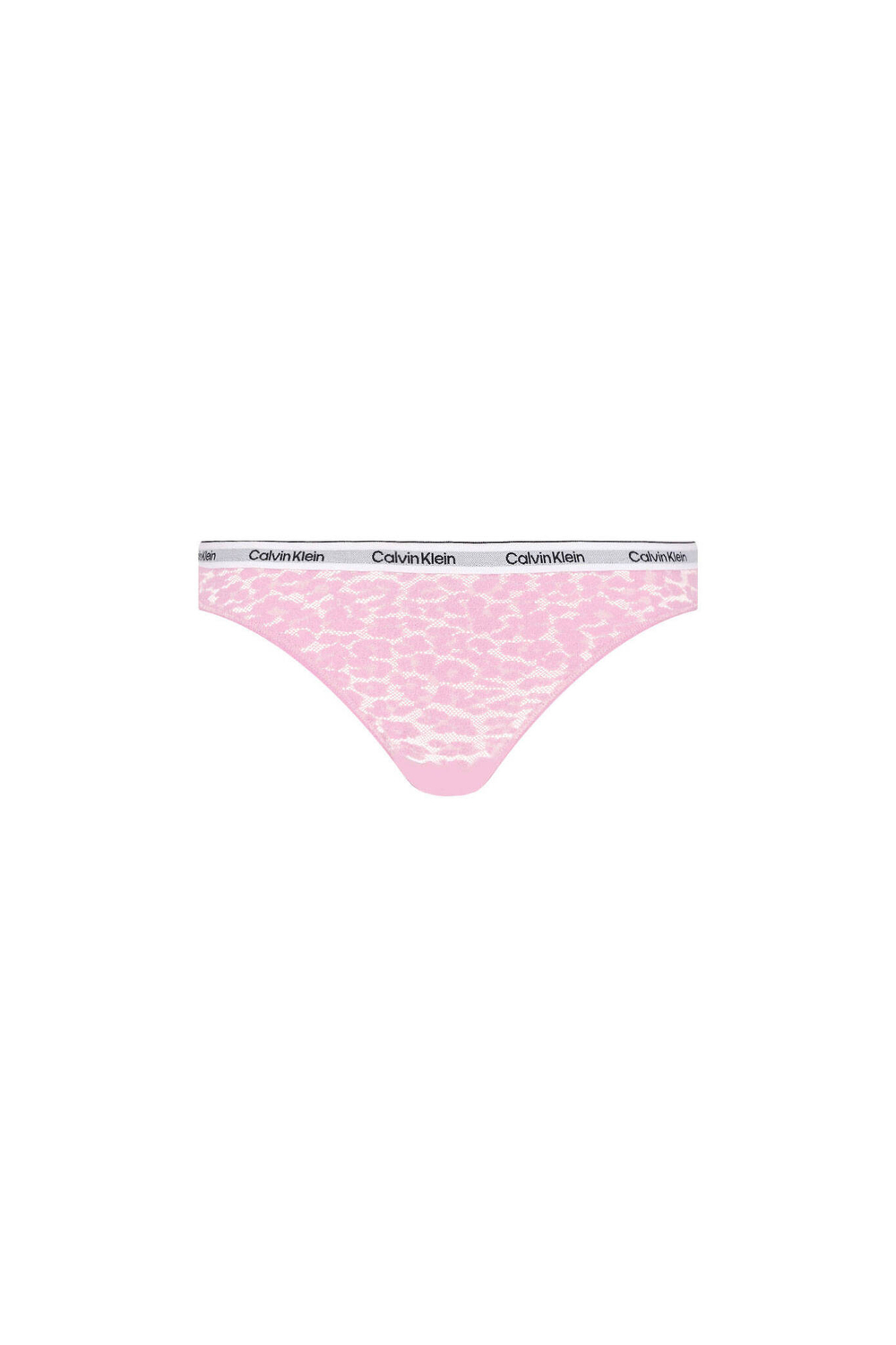 Кружевное трусики-бразилианки 3 шт. Calvin Klein Underwear - розовый(000QD5068E)