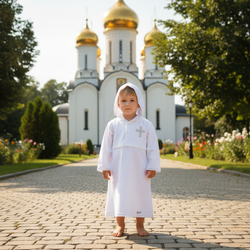 Крестильная рубашка "Лучик"