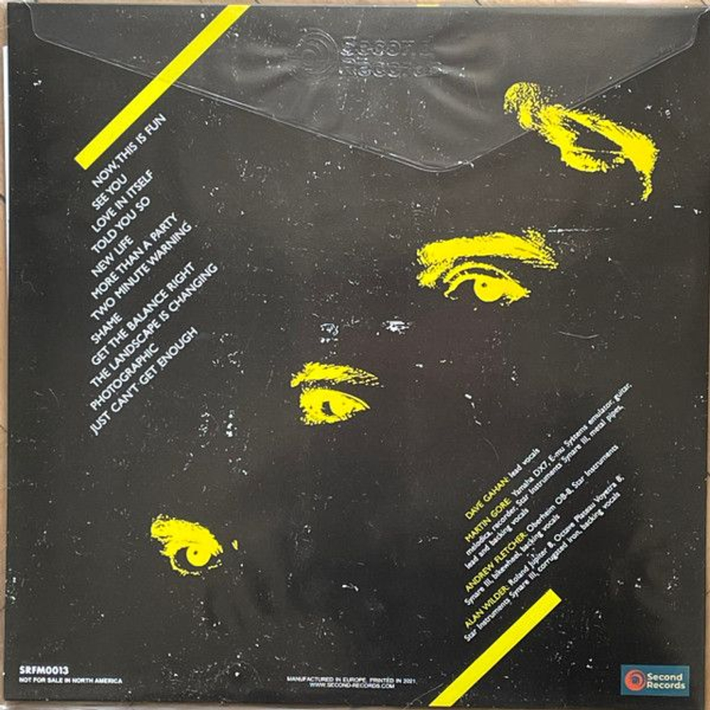 DEPECHE MODE Live At Hammersmith Odeon, London 1983 (Yellow) (Винил)