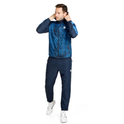 Мужские теннисные Костюмы BIDI BADU Fingerprint Tracksuit Men - Dark Blue, Blue