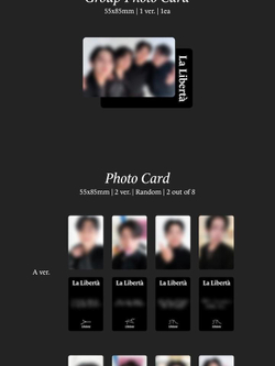Альбом LIBELANTE - LA LIBERT 1st Mini Album JIN WON Version