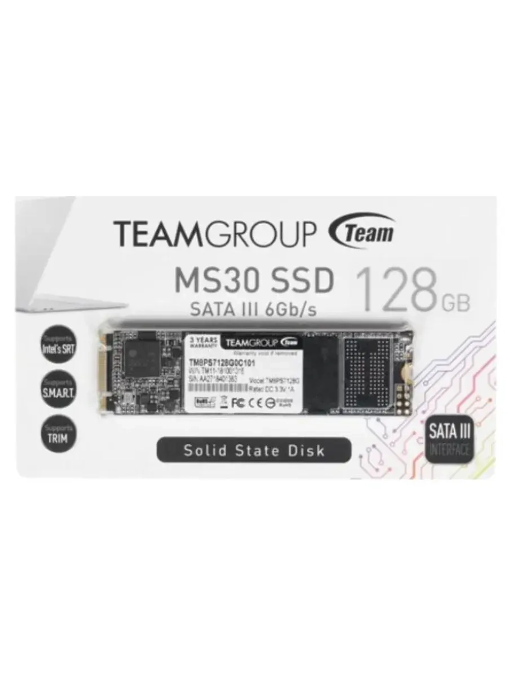 128 МБ M.2 SSD накопитель MS30 TM8PS7128G0C101