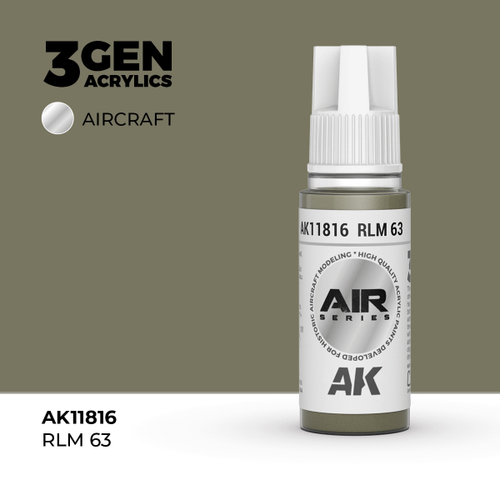 Акриловая краска AK Interactive RLM 63 3GEN AIR, 18мл