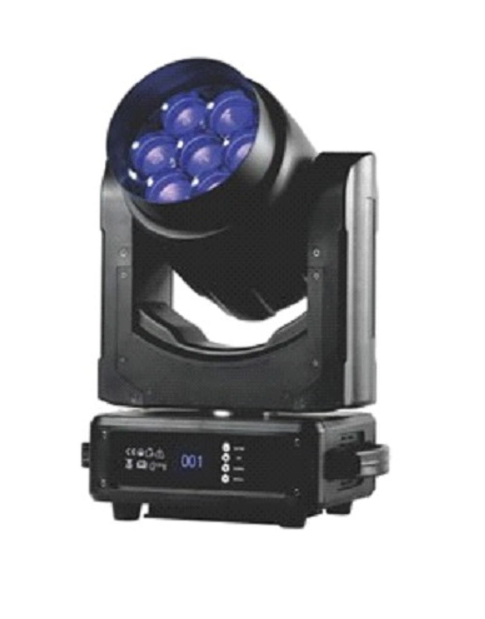 7pcs Led Zoom Moving Head Light