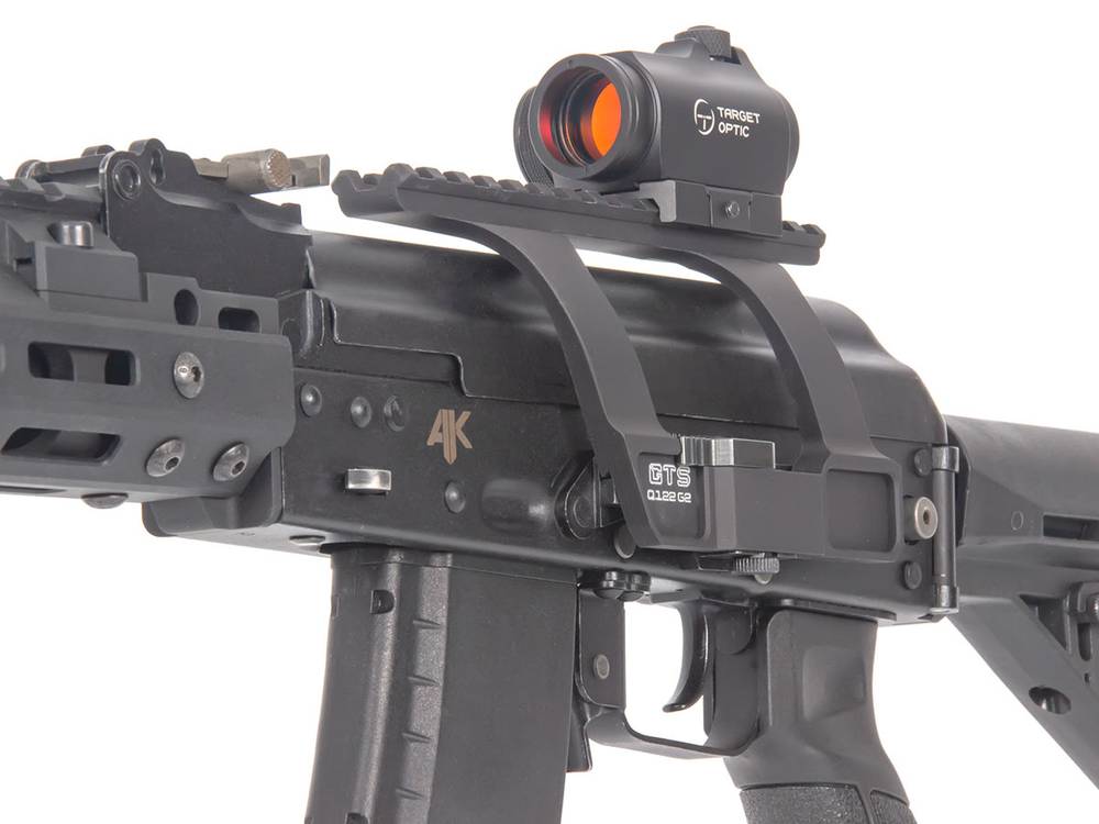 Коллиматор Target Optic 1x22, на Weaver/Picatinny, закрытого типа, проставка, точка 2 MOA, красная марка, CR2032, 116 г - фото 2