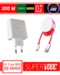 Супербыстрая зарядка USB/Type-C для OnePlus / OPPO / Realme Supervooc 100W EU (Блок питания и кабель)