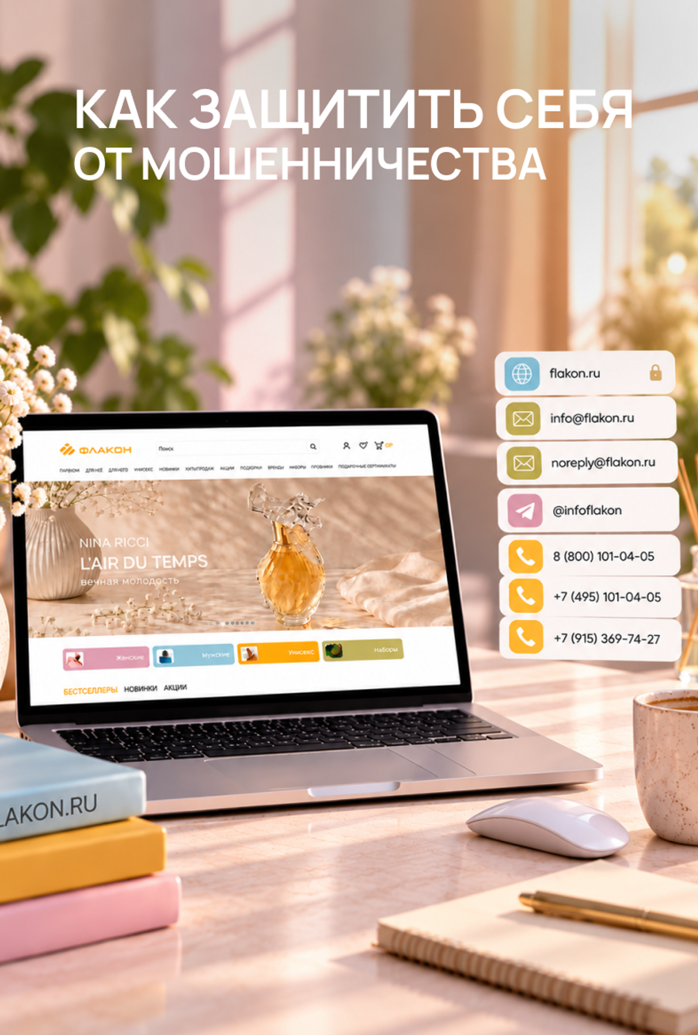 FLAKON.RU предупреждает: как защитить себя от мошенничества