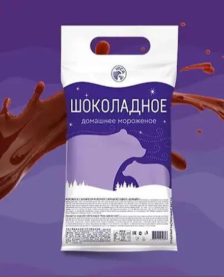 Мороженое Домашнее (шоколадное) 900г