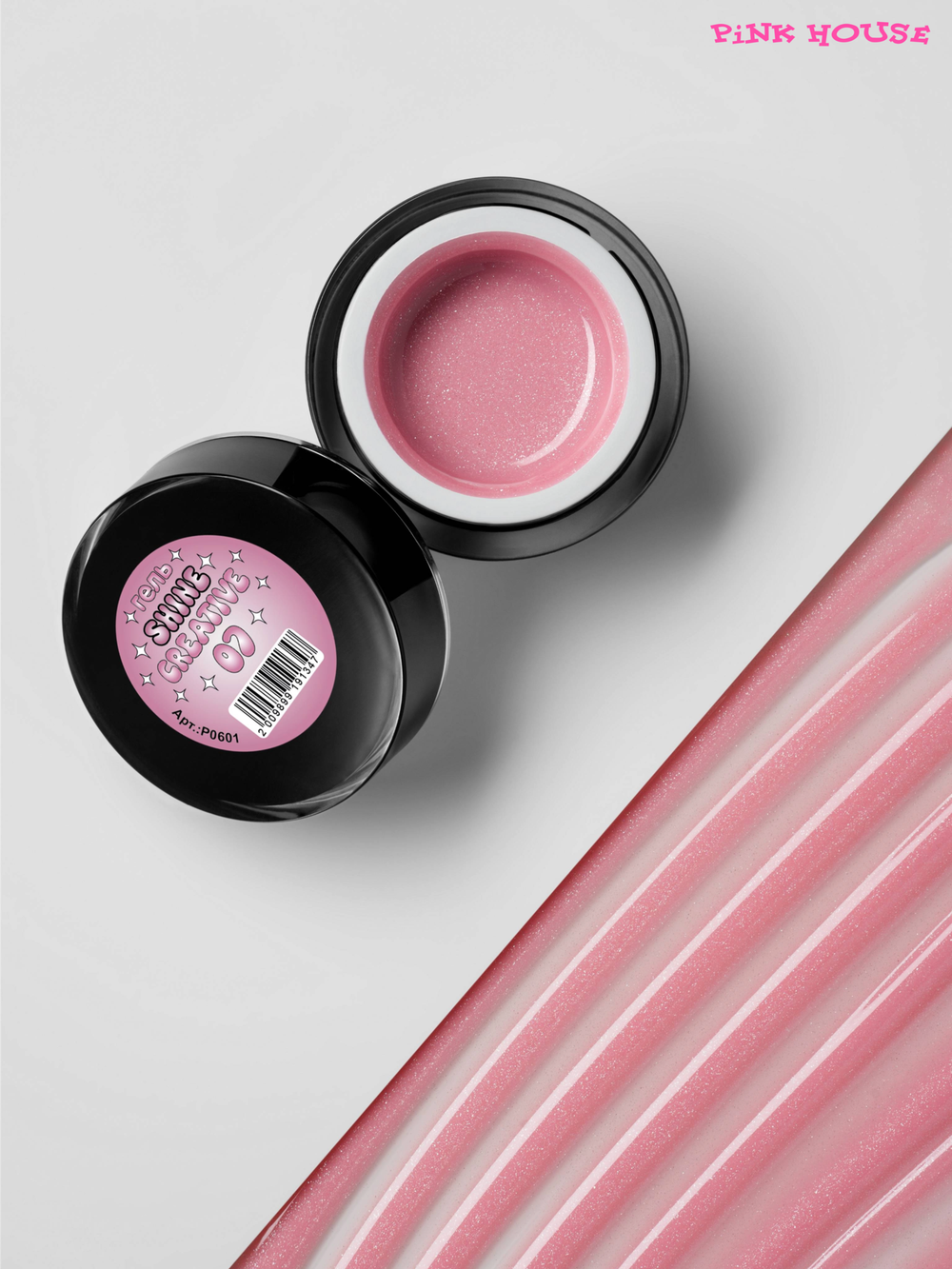 Гель SHINE CREATIVE 07 Pink House 15гр