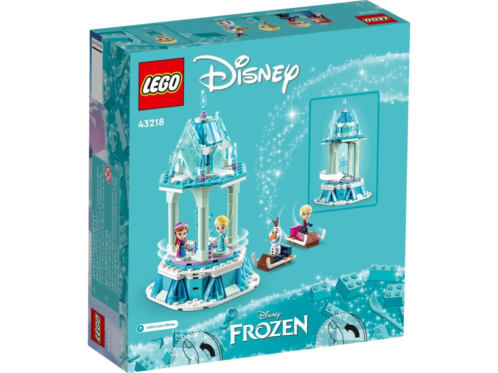 Конструктор LEGO Disney 43218 Волшебная карусель Анны и Эльзы