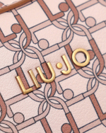 сумка-мессенджер + платок Liu Jo - коричневый(AA3329 E0538)
