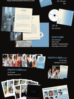 Альбом TEMPEST - TEMPEST VOYAGE 5th Mini Album 2 Version SET