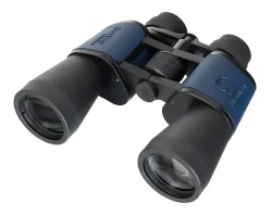 Бинокль Levenhuk Discovery New Gator 10–30x50 крупный план, серо-синий корпус