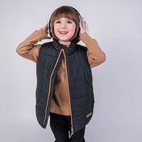 Жилет стеганый "Уголь"