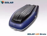Лодка надувная моторная solar-420 strela jet tunnel