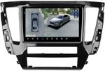 Магнитола для Mitsubishi Pajero Sport 3 2020-2024, Montero Sport (прямоугольный климат) - FarCar BX3118M-360 монитор 9.5" 2K QLED на Android 13, Быстрая, CarPlay, 4G SIM-слот, 4 камеры в комплекте