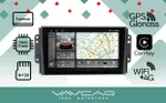 Магнитола для Chery Tiggo 3 2017-2020 - Vaycar VA11-4101-2K на Android 13, Быстрая, 2K QLED, CarPlay,4G SIM-слот