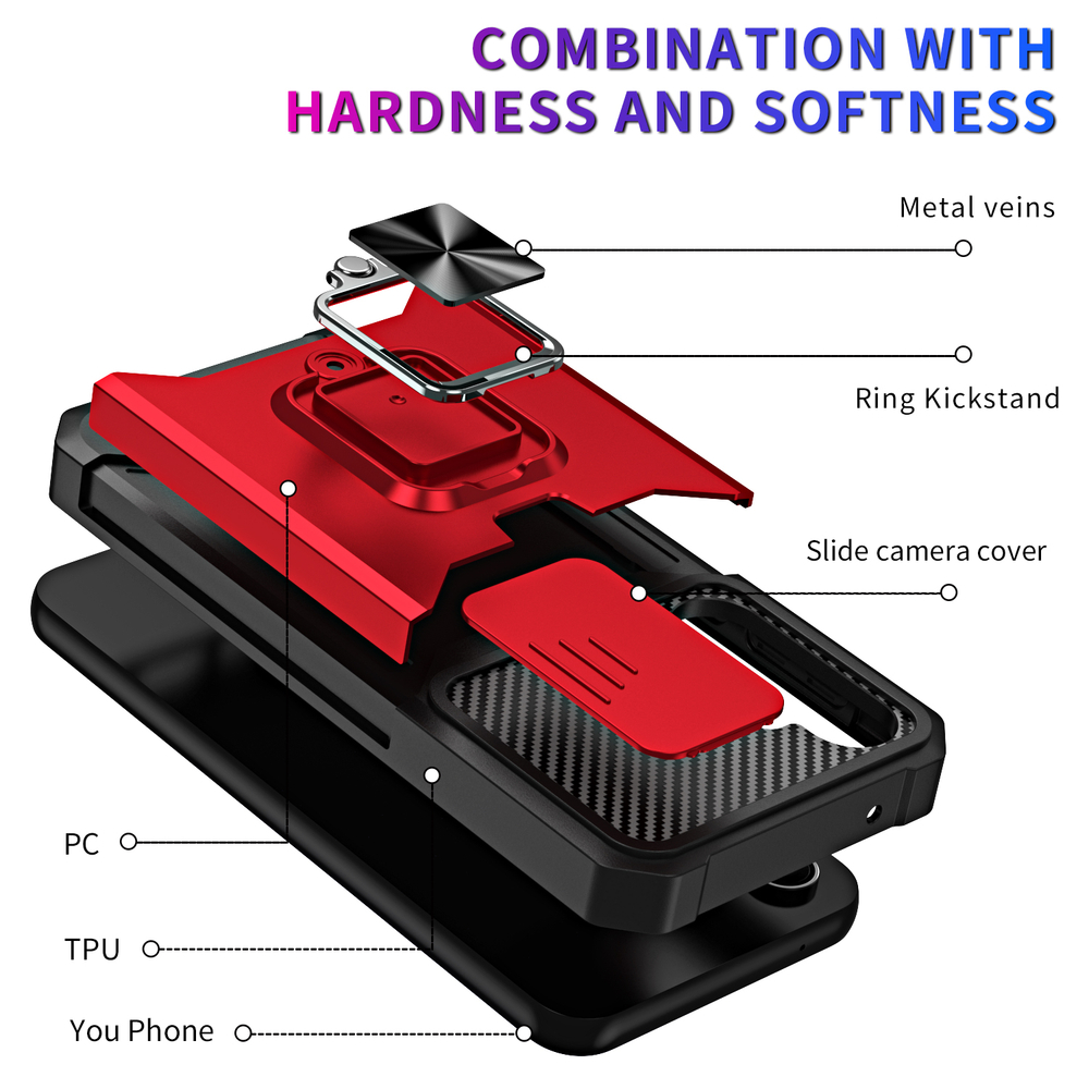 Противоударный чехол Сard Reader Case для Samsung Galaxy S25 FE
