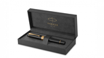 Перьевая ручка Parker Duofold Classic Centennial Black GT 1931382 стержень: M, цвет чернил: black, в подарочной упаковке.