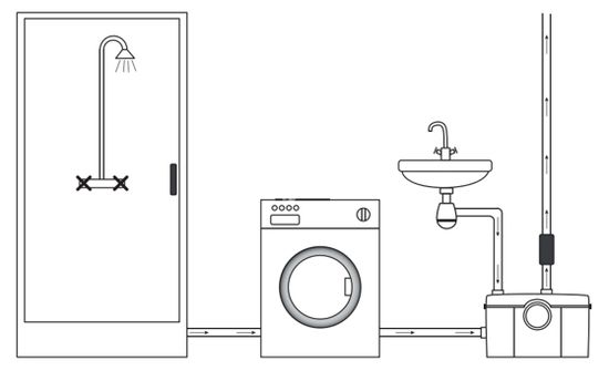 Канализационный насос Jemix STP-100 LUX с измельчителем