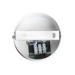 8002/1W MODERNI LN25 159 белый, черный металл/металл, текстиль Бра Е27 60W 220V ANIMAISA