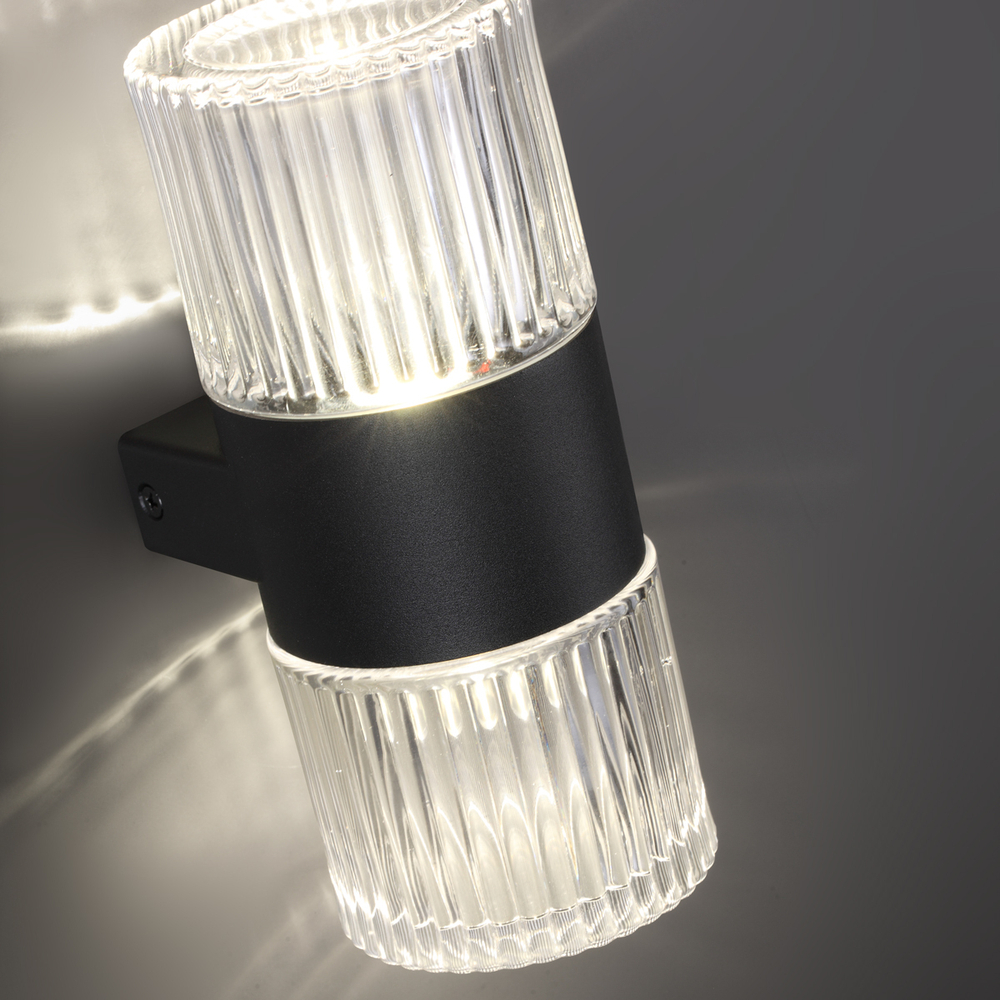 Уличный настенный светодиодный светильник 359292 STREET NT24 000 черный IP65 LED 14W 4000K 175-265V ESTIMA