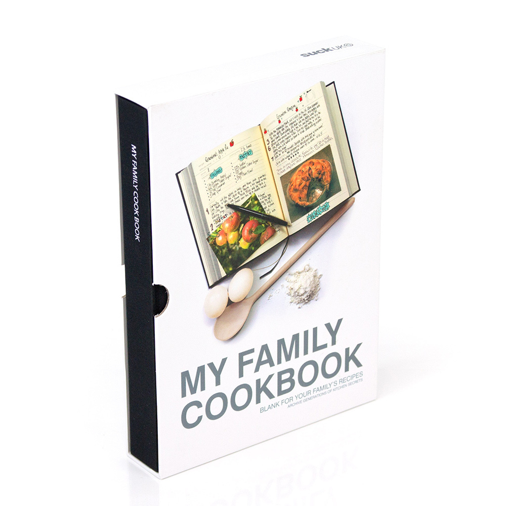 Семейная кулинарная книга my family чёрная