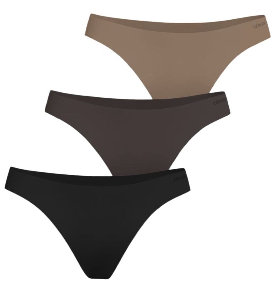 Женские трусики Björn Borg Invisible Thong 3P - multicolor