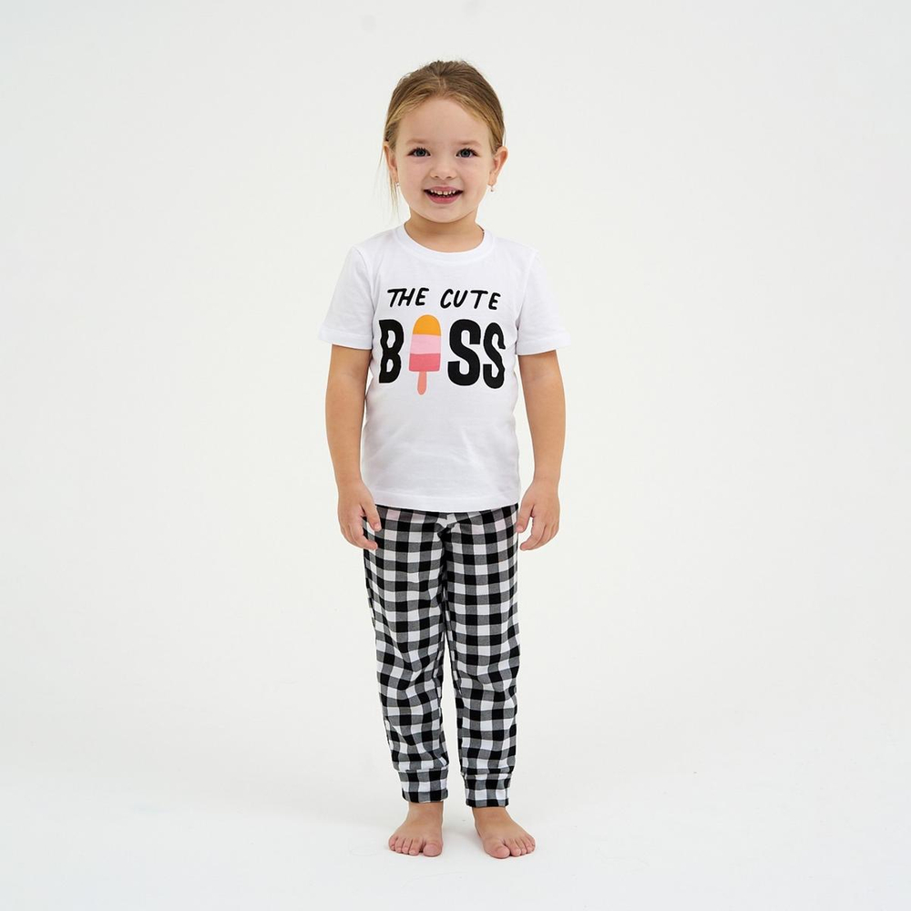 Пижама д/девочки KAFTAN "Boss", р. 122-128. 7096232
