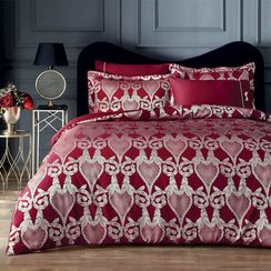 Постельное белье Berta (бордо)  TIVOLYO HOME Турция