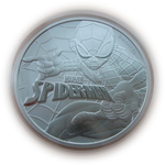 Тувалу 1 доллар 2017 Человек-паук Spider-Man Marvel СЕРЕБРО
