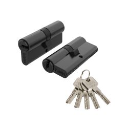 Цилиндровый механизм PUNTO Z300/90 mm (40+10+40) BL черный 5 кл. /63911/