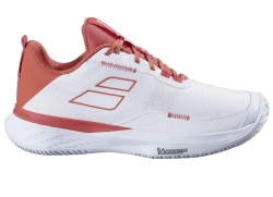 Женские теннисные кроссовки Babolat SFX Evo All Court - white/terra cotta