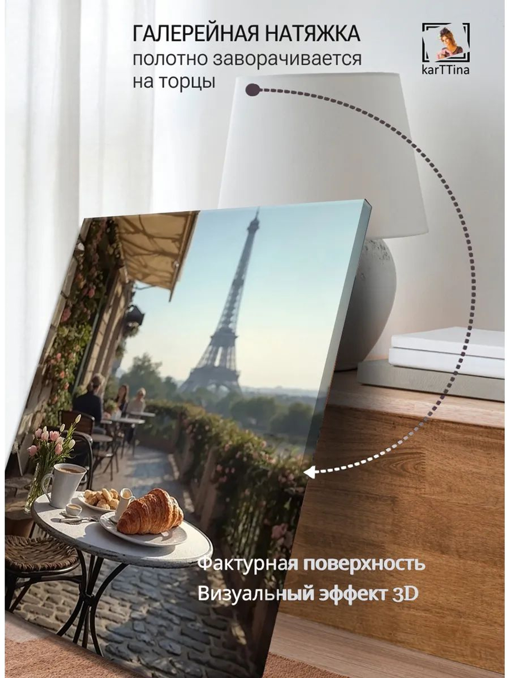 Картина "Закат и розы", интерьерная 50х70см 1шт.