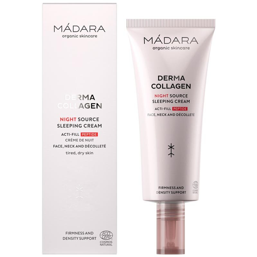 Ночной крем Derma Collagen Night Source MADARA, 70 мл