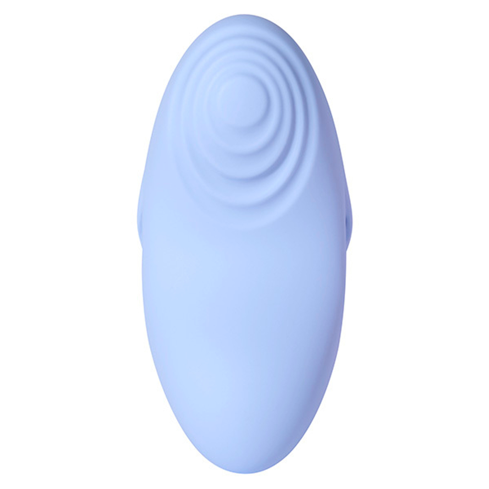 Голубой вибростимулятор на пальцы с функцией нагрева Svakom Echo 2 Flexible Finger Vibrator SC511B-SB