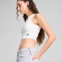 Топ женский PUMA WARDROBE ESS Ribbed Crop Top
