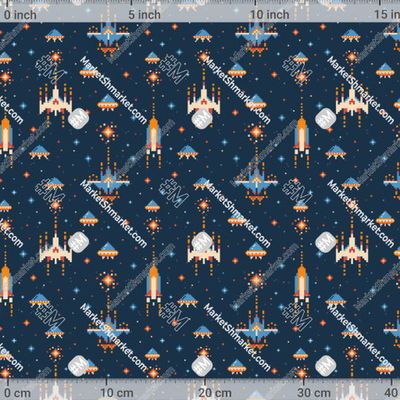 8-битная космоческая игра by МильваАрт 429 DPI