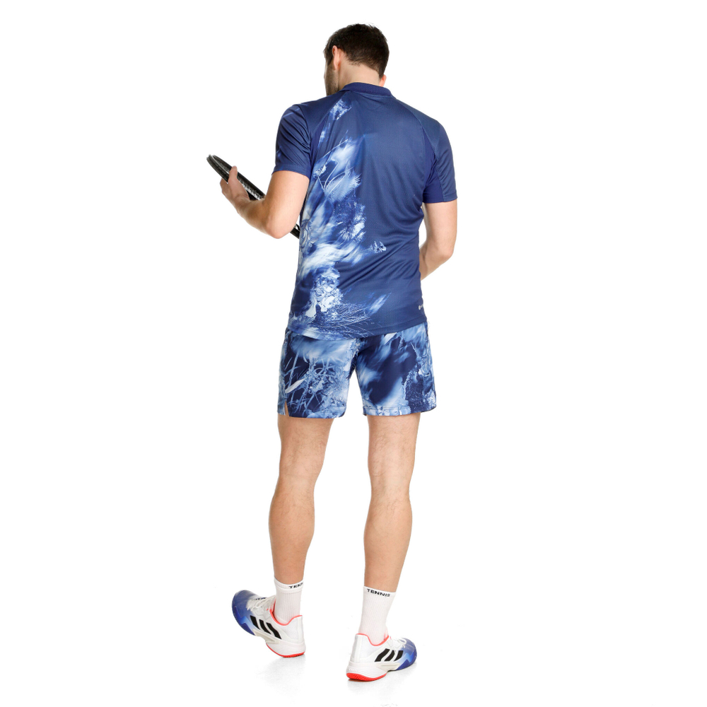 Мужские теннисные шорты adidas Melbourne Ergo Graphic Shorts Men - Blue, White