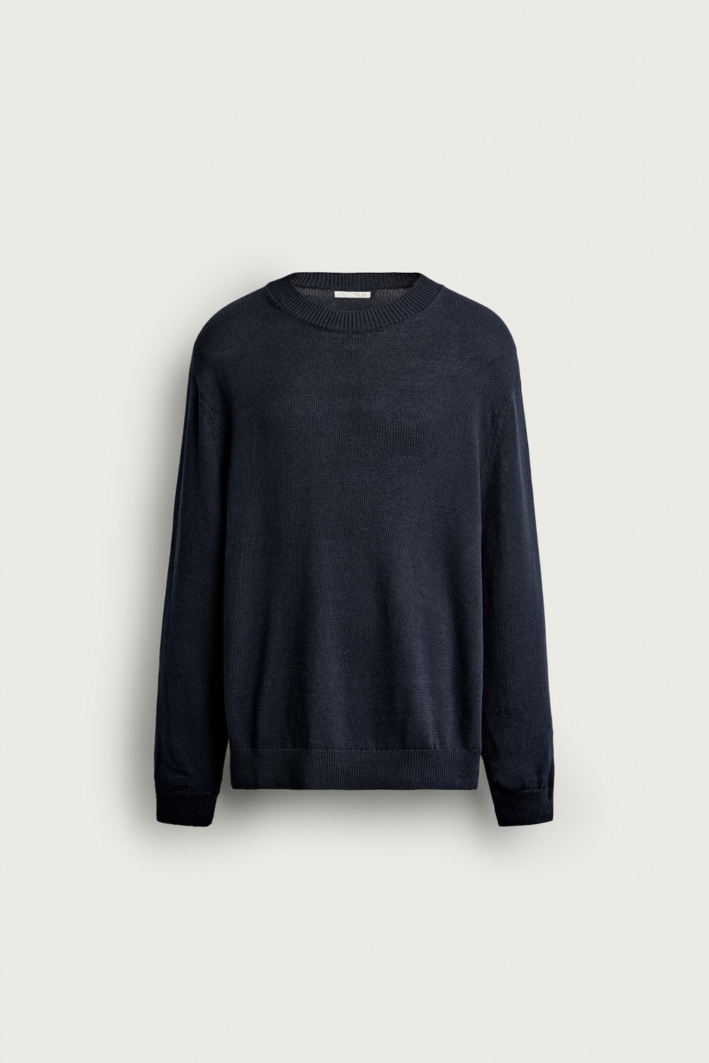 СВИТЕР КЛАССИЧЕСКОГО КРОЯ ИЗ ХЛОПКА И ЛЬНА — ZARA · 2142/305