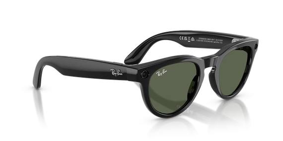Умные очки Ray-Ban Meta Headliner Gen 2 (RW4013) Shiny Black/G-15 Green S50 T150