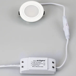 Светодиодный светильник LTM-R60WH-Frost 3W Day White 110deg (Arlight, IP40 Металл, 3 года) 020761
