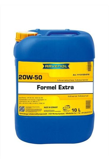 RAVENOL Formel Extra 20W-50 SF-CD моторное масло 10 Литров