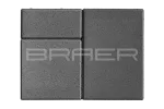 Тротуарная плитка Braer Старый город Ландхаус, Серый, 60 мм