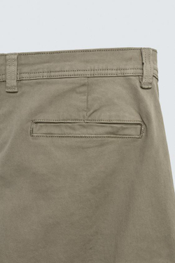 ZARA БРЮКИ КАРГО RELAXED FIT, СВЕТЛЫЙ ХАКИ